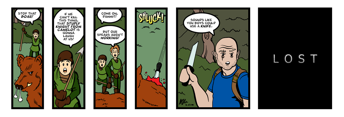 Sir Gawain and the Green Knight (14 of 20)
 Comic Strip