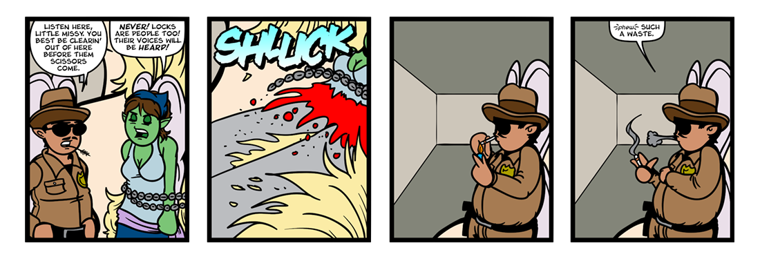The Rape of the Lock, Part 8
 Comic Strip