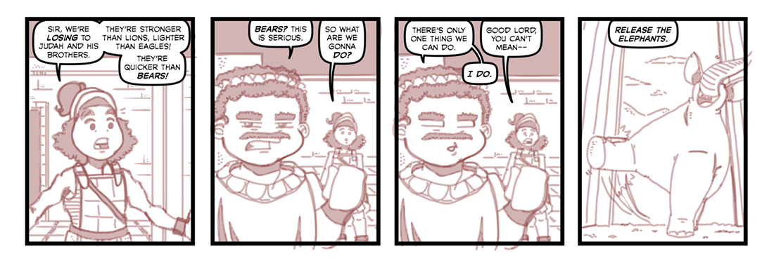 The Scroll of Antiochus (7)
 Comic Strip